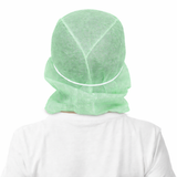 Capuz de Polipropileno con Mascarilla Integrada VERDE - Suministros Profesionales