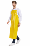 Delantal Impermeable PVC 450 g/m²  Amarillo 10 uds. - Suministros Profesionales
