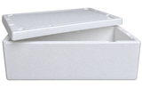 Caja EPS 12 L para transporte en frío | Caja isotérmica de porexpán con tapa