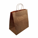 BOLSA KRAFT CON ASA CAJA 250 UDS