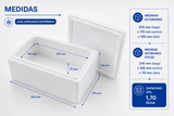 Caja EPS 1,70 L- Extra Protección - Suministros Profesionales