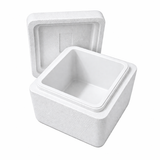 Caja EPS 0,5L para transporte en frío (blanca)