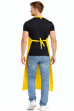 Delantal Impermeable PVC 450 g/m²  Amarillo 10 uds. - Suministros Profesionales