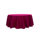 Mantel Redondo de Tela 148cm Granate 10 Uds - Suministros Profesionales